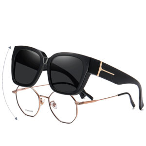 Sunway Eyewear New UV400 Sun Glasses Men Women TR90 HD Polarized Oversize Driving Sunglasses for Myopia