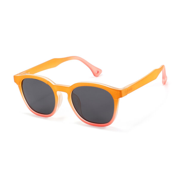 New Designer Classic Colorful Gradient Square TR Frame Girl Kids Sun Glasses with High Quality Boy Children Sunglasses - Image 2
