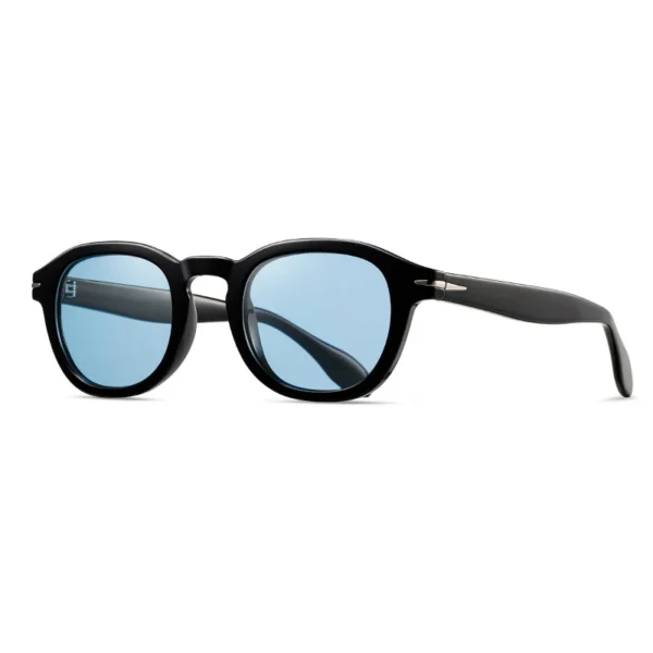Wholesale New Design Retro Sunglasses for Women Men Custom Logo Uv400 Vintage Round Frame Polarized Shades Sun Glasses - Image 4