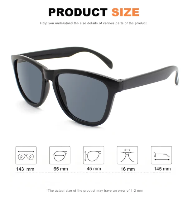 Hot Selling BPA-Free PC Frame TAC Lens Women Men Unisex UV400 Lifestyle Polarized Running Sunglasses Custom logo - Image 6