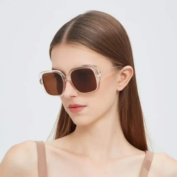New Arrival Oversized Square Frames Men's Sun Glasses Fashion Luxury Designer Unisex Women Sunglasses with UV400 Protection - Image 2