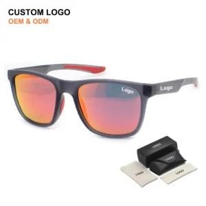 Fashion Retro Luxury Sports Sunglasses for Men Travel Fishing Cycling Classic Polarized Sport Sun Glasses Custom Logo