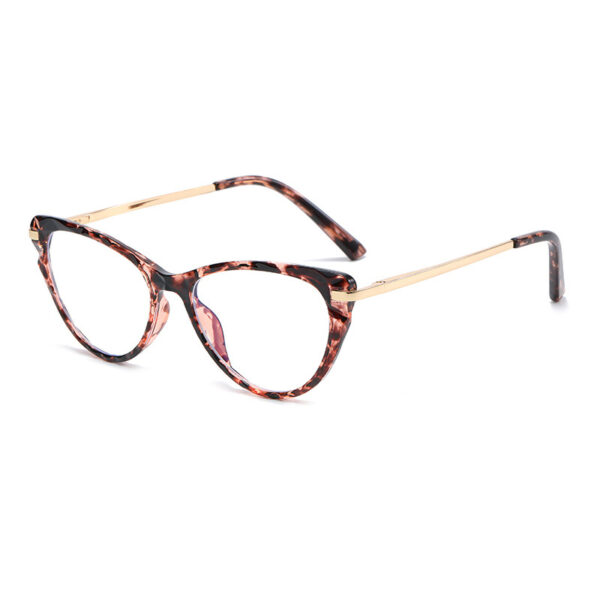 Hot TR90 Spring Hinge Optical Frame Cat Eye Eyeglasses Anti Blue Light Glasses - Image 3