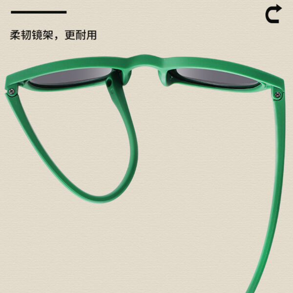 Sunway Eyewear New Arrival Baby TPEE Soft Sun Glasses Small Round Frame Rivets 0-3 Years With Straps Boy Girls Sunglasses - Image 4