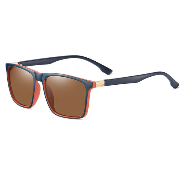 Hot Custom logo Tr90 Uv400 Polarized square Riding Driving Outdoor River Sunglasses Mens - Image 4