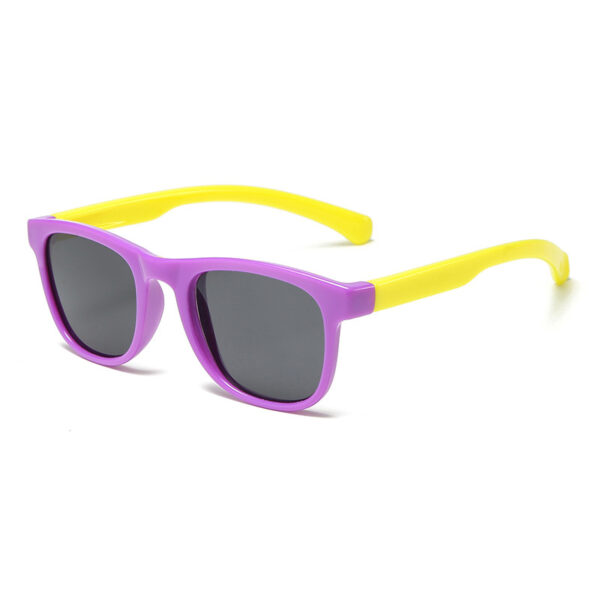 Sunway Eyewear Customization Kids Sun Glasses Wholesale Top Seller Silicone TPEE Flexible Boys Girls Children Soft Sunglasses - Image 6