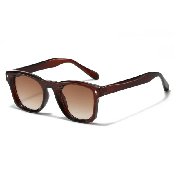 2025 Vintage Retro Square Sunglasses for Men Women UV400 PC Frame Bullet Decor Wholesale Fashion Stylish Design Sun Glasses - Image 5