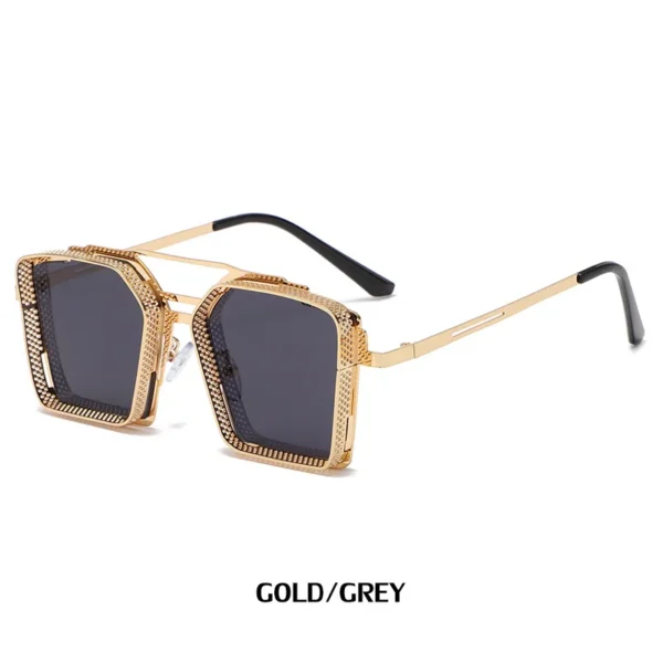 Sunway Eyewear Trending Men Sunglasses Factory Custom Designer Logo Retro Square Man Sunglass High Quality Mens Sun Glasses - Image 5