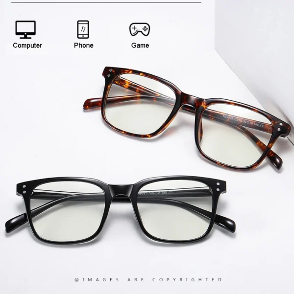 Photochromic TR90 Anti Blue Light Blocking UV400 protection Computer Optical Glasses - Image 5