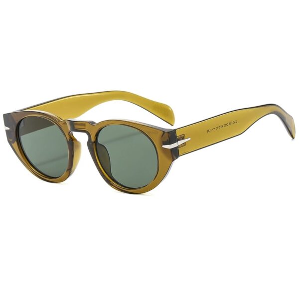 OEM Manufacturer Thick Frame Lunettes De Soleil Custom logo Vintage Retro Round Sun Glasses Sunglasses Men - Image 6