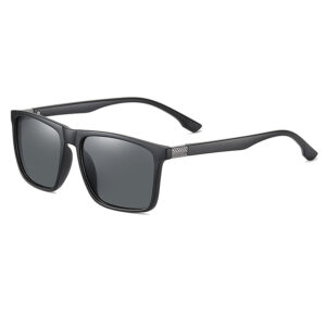 Hot Custom logo Tr90 Uv400 Polarized square Riding Driving Outdoor River Sunglasses Mens