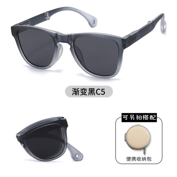 High Quality Foldable Color Square TR Frames Kids Sunglasses Outdoor UV400 Protection Boys Girls Children Sun Glasses Shades - Image 5