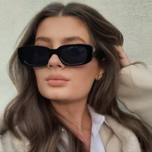 New Trendy Ins Style Popular UV400 Sun Glasses Custom Logo Vintage Small Square Multi Color Sunglasses for Men Women