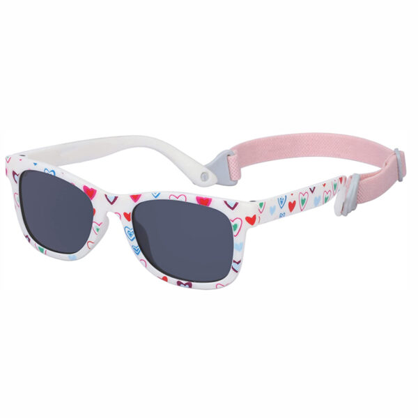 2024 Fashion Baby Kids Sunglasses With Strap UV400 Protection Wholesaler Custom Logo Design Children Sun Glasses Kid Sunglass - Image 4