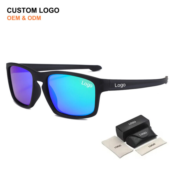 Classic Style Square Men's Sport Sunglasses Out Activity UV400 Protection Custom Logo Polarized Men Sports Sun Glasses - Image 3