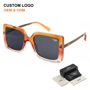 New Trending Oversized Square Frames Sunglasses Custom Logo Promotion Shades Fashion Brand Designer Women Sun Glasses