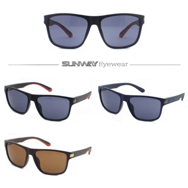 Classic Square Frame Sport Sun Glasses Cycling for Men Women Outdoor Polarized Custom Logo Sports Sunglasses with High Quality - Image 2