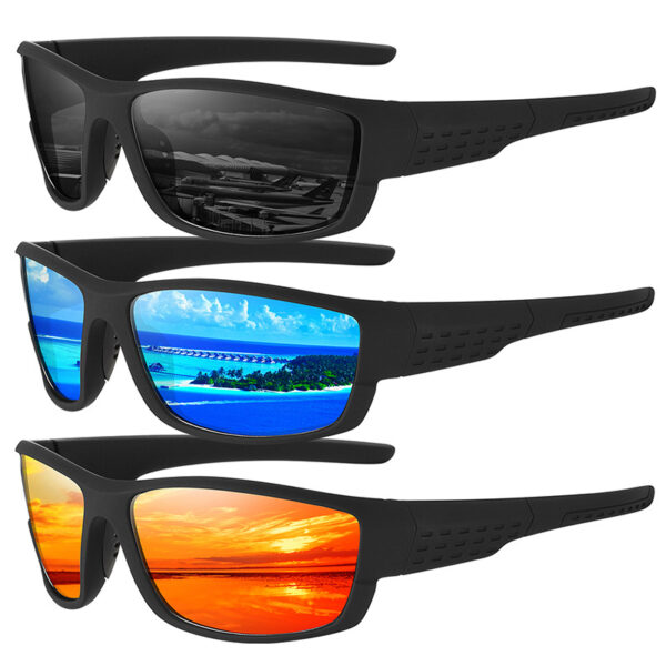 New Designer Photochromic Lenses Polarized Sports Sunglasses for Men Outdoor UV400 Cycling Running Men's Sport Sun Glasses