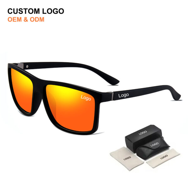 Classic Trendy Square Men's Polarized Sports Sunglasses Outdoors Cycling and Driving UV400 Protection Sun Glasses for Men - Image 2