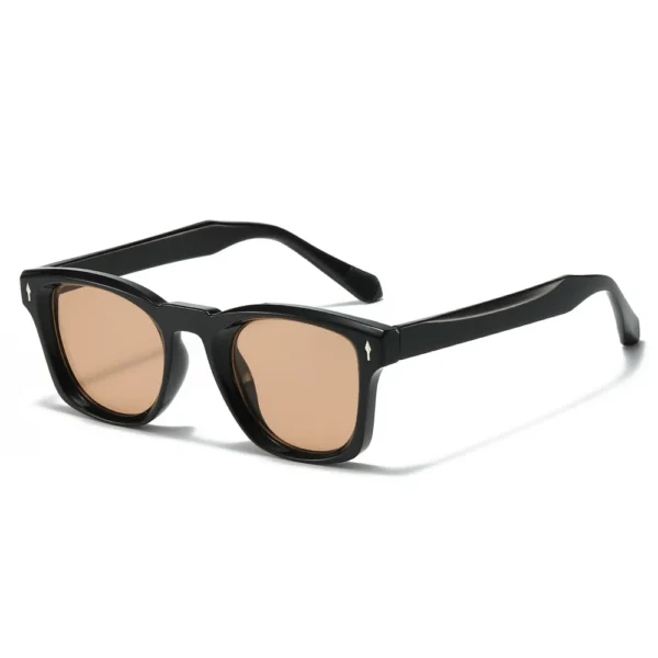 2025 Vintage Retro Square Sunglasses for Men Women UV400 PC Frame Bullet Decor Wholesale Fashion Stylish Design Sun Glasses - Image 3