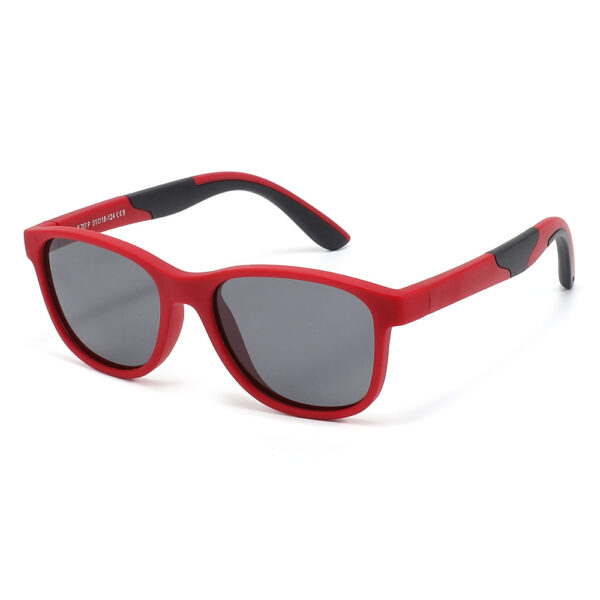 Hot Selling Fashion Style Square TPEE Frame Boys Kid Shades Outdoor UV400 Color Design Children Sunglasses for Girl and Boy - Image 4