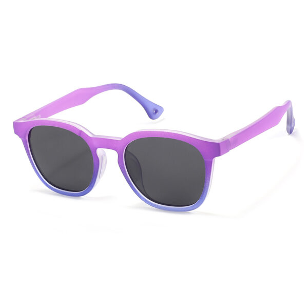 New Designer Classic Colorful Gradient Square TR Frame Girl Kids Sun Glasses with High Quality Boy Children Sunglasses - Image 4