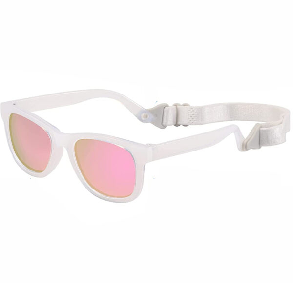 Factory Price TPEE Flexible Kids Sunglasses with Strap Wholesale Custom Infant Square Baby Infant Sun Glasses Boys Girl Sunglass - Image 4
