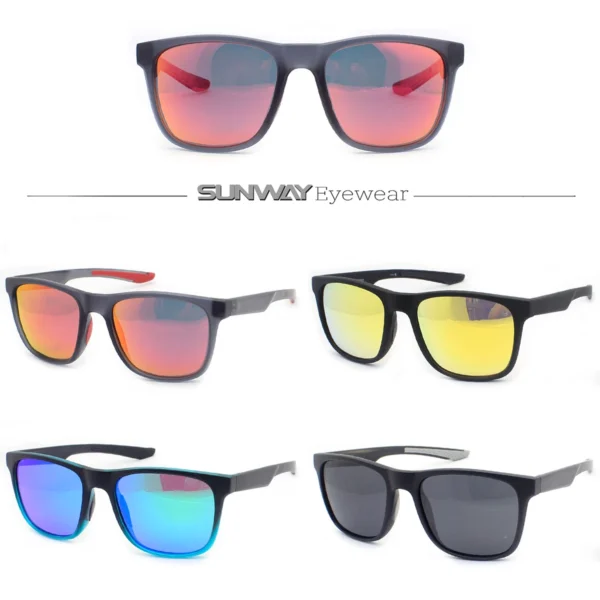 Fashion Retro Luxury Sports Sunglasses for Men Travel Fishing Cycling Classic Polarized Sport Sun Glasses Custom Logo - Image 2