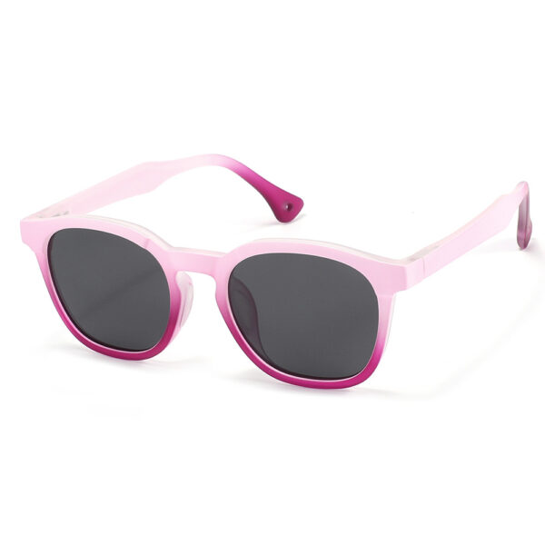 New Designer Classic Colorful Gradient Square TR Frame Girl Kids Sun Glasses with High Quality Boy Children Sunglasses - Image 5