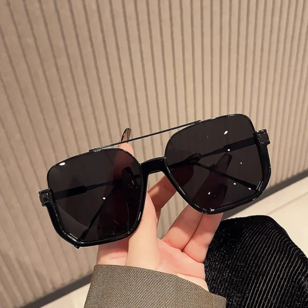 Advanced and Fashionable Large Frame square Sun Glasses Outdoor Street Photos UV400 Protection Sunglasses for Women Men - Image 3