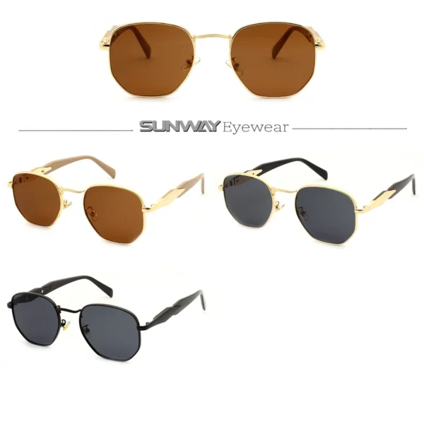New Trendy Round Metal Frames Sunglasses with High Quality Unisex Custom Logo Fashion Design Luxury Women Men Sun Glasses Shades - Image 2