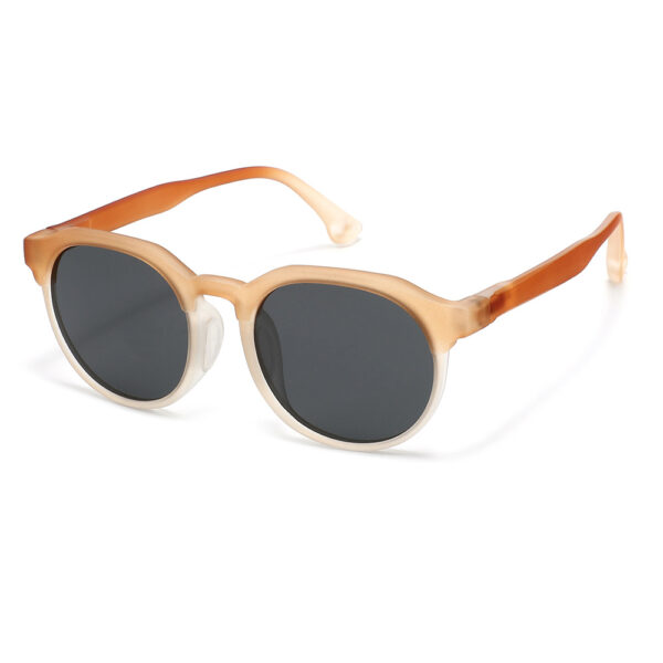 2025 New Arrival Design Flexible Kids Sun Glasses Uv400 Colorful Gradient Round TR Frame Children Sunglasses with High Quality - Image 6