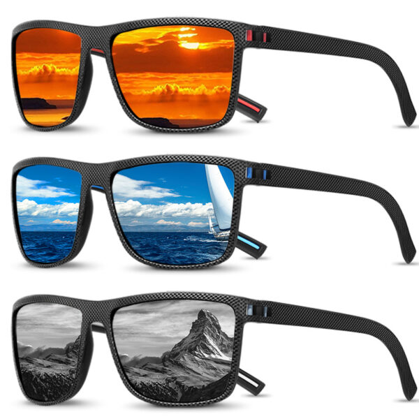 New Arrivals Square Polarized Sunglasses for Men Outdoors Sports Cycling and Driving Anti-UV Men's Sun Glasses Lunette De Sport - Image 2