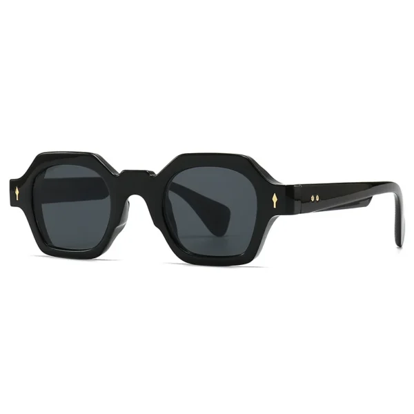 Hot Selling Fashion Vintage Hexagon Retro Luxury Brand Designer Sun Glasses for Men Women Uv400 Square Modern Charm Sunglasses - Image 3