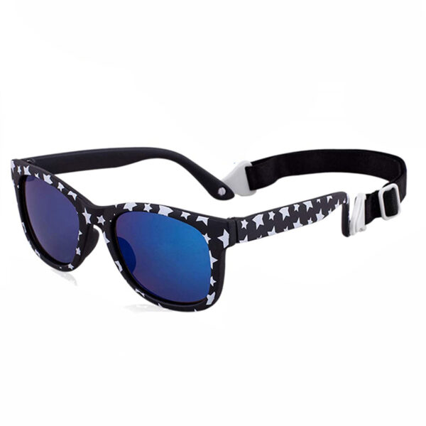 2024 Fashion Baby Kids Sunglasses With Strap UV400 Protection Wholesaler Custom Logo Design Children Sun Glasses Kid Sunglass - Image 5