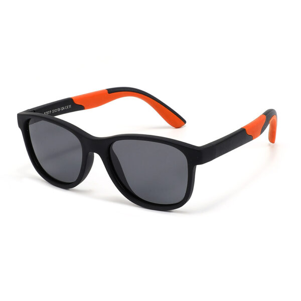 Hot Selling Fashion Style Square TPEE Frame Boys Kid Shades Outdoor UV400 Color Design Children Sunglasses for Girl and Boy - Image 6