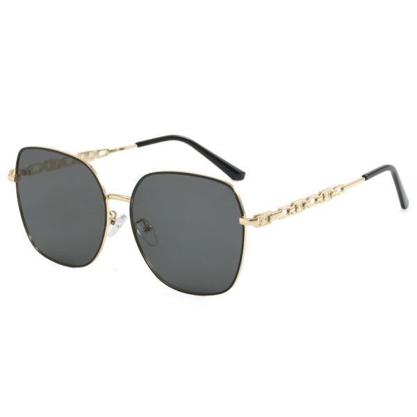 2025 Fashion Metal Women Men Sun Glasses UV400 Protection Unisex Oversized Square Frames Shades Luxury Designer Metal Sunglasses - Image 5