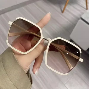 New Arrival Wholesale Polygonal Large Frame Sun Glasses for Women Men Fashion Design Sunglasses Trending Shades with Custom Logo