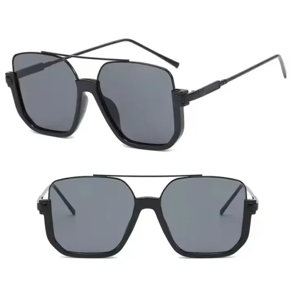 Advanced and Fashionable Large Frame square Sun Glasses Outdoor Street Photos UV400 Protection Sunglasses for Women Men - Image 5