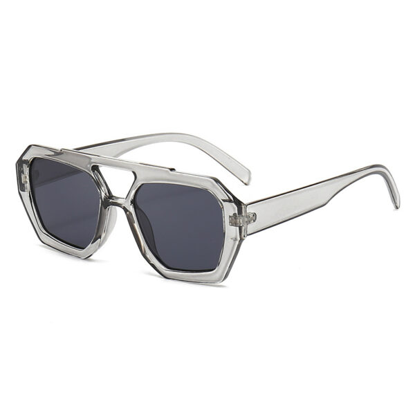 Sunway Eyewear Retro Double Bridge Sun Glasses Custom Logo Trendy Women Vintage Square Sunglasses - Image 6