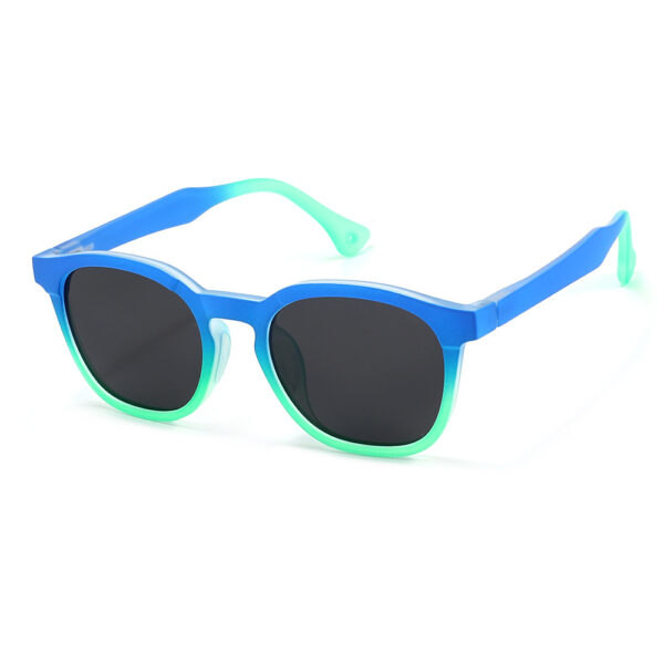 New Designer Classic Colorful Gradient Square TR Frame Girl Kids Sun Glasses with High Quality Boy Children Sunglasses - Image 6