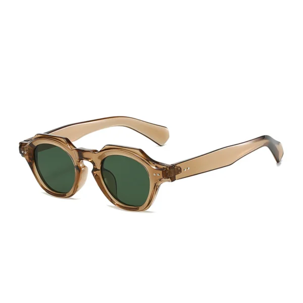 Unisex Personality Retro Round Frame Design Men Women Sunglasses Custom Designer Fashion High Quality Sun Glasses - Image 4