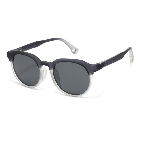 2025 New Arrival Design Flexible Kids Sun Glasses Uv400 Colorful Gradient Round TR Frame Children Sunglasses with High Quality - Image 5