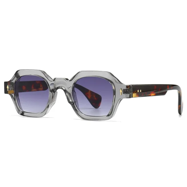 Hot Selling Fashion Vintage Hexagon Retro Luxury Brand Designer Sun Glasses for Men Women Uv400 Square Modern Charm Sunglasses - Image 4