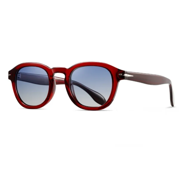 Wholesale New Design Retro Sunglasses for Women Men Custom Logo Uv400 Vintage Round Frame Polarized Shades Sun Glasses - Image 6