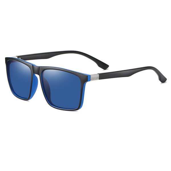 Hot Custom logo Tr90 Uv400 Polarized square Riding Driving Outdoor River Sunglasses Mens - Image 5