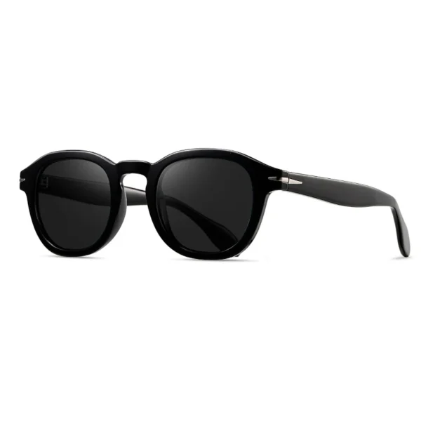 Wholesale New Design Retro Sunglasses for Women Men Custom Logo Uv400 Vintage Round Frame Polarized Shades Sun Glasses - Image 2